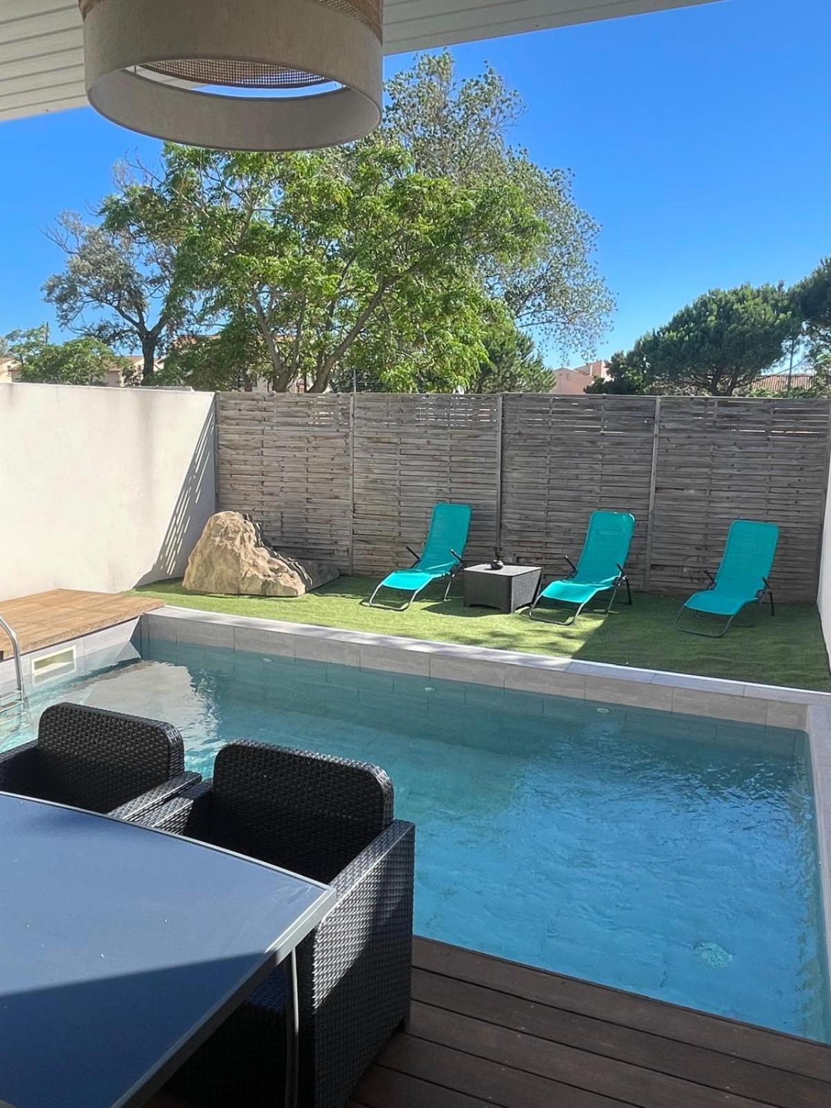 Villa Design Cap Dagde Piscine Et Plage Le Grau d'Agde Exterior foto